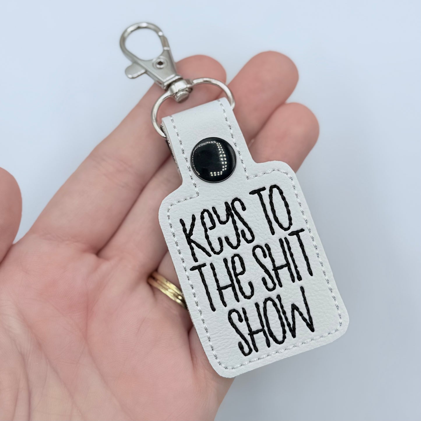 Keys to the Shit Show keychain