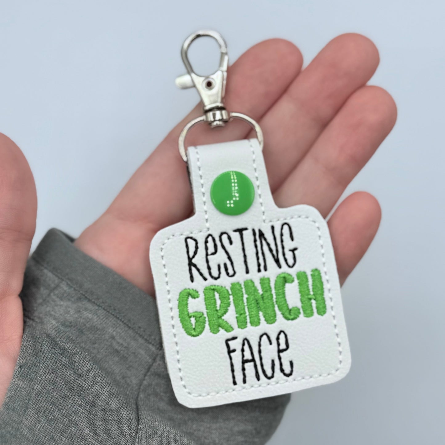 Resting Green Mean Face-Charming Little Stitches