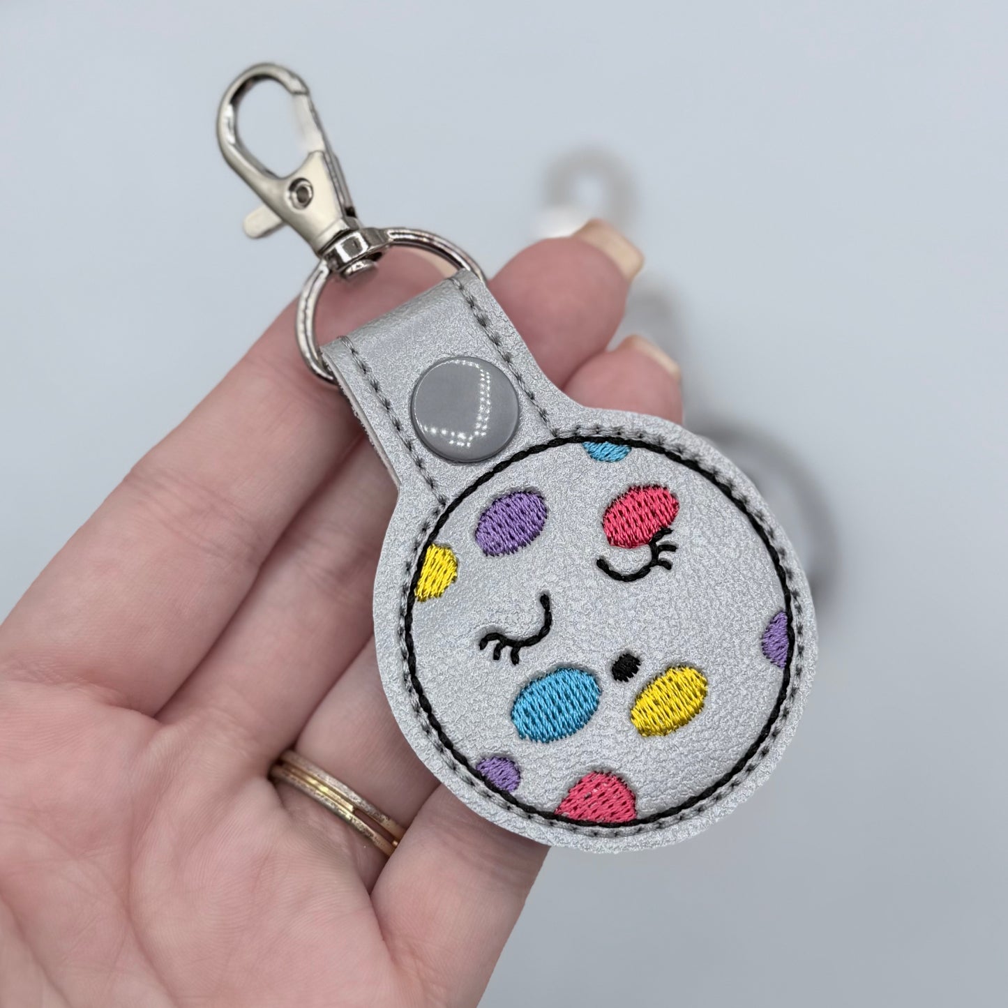 Moon Joy colorful Keychain