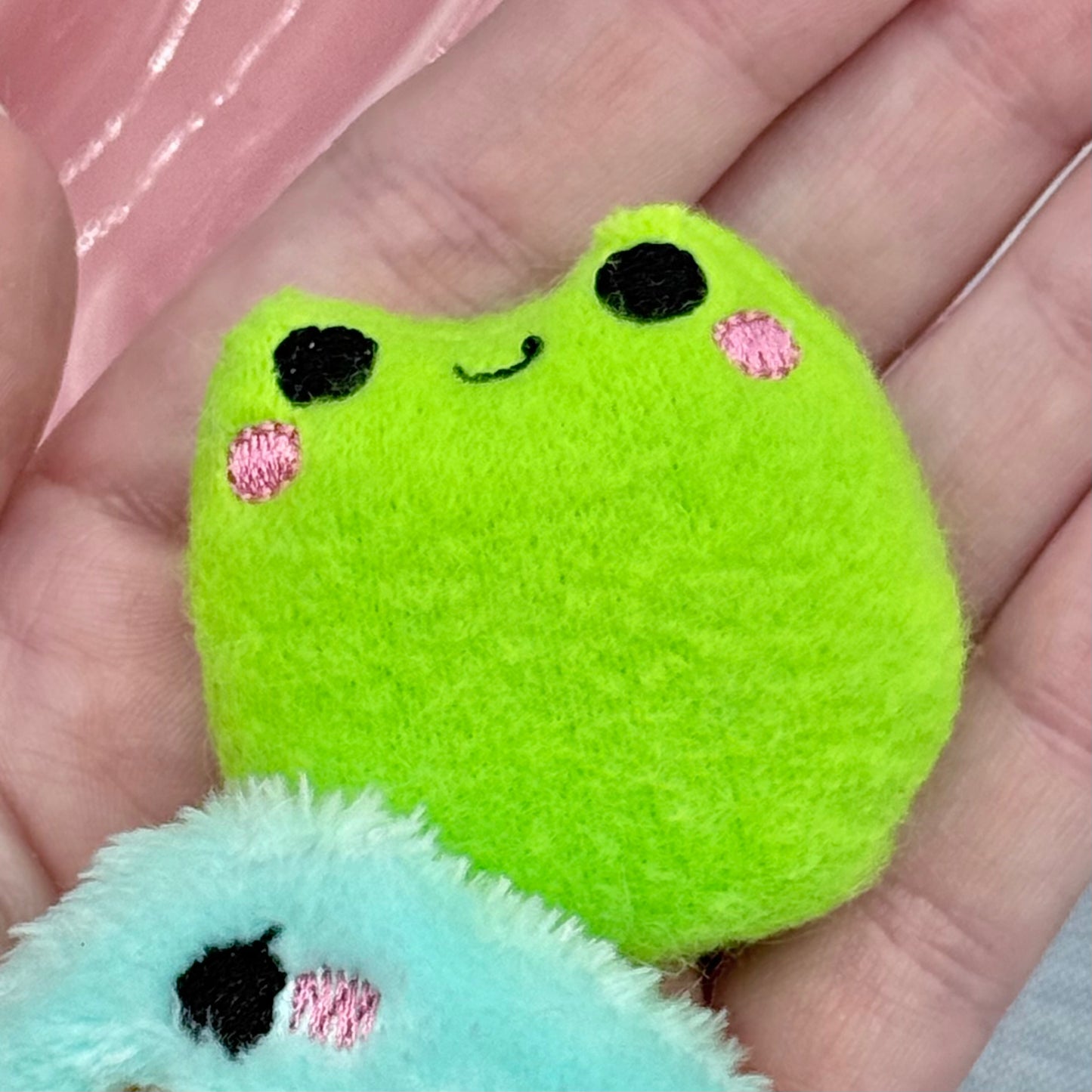 CharmPals Mini Frog Plush Cozy Worry Pet Fidget