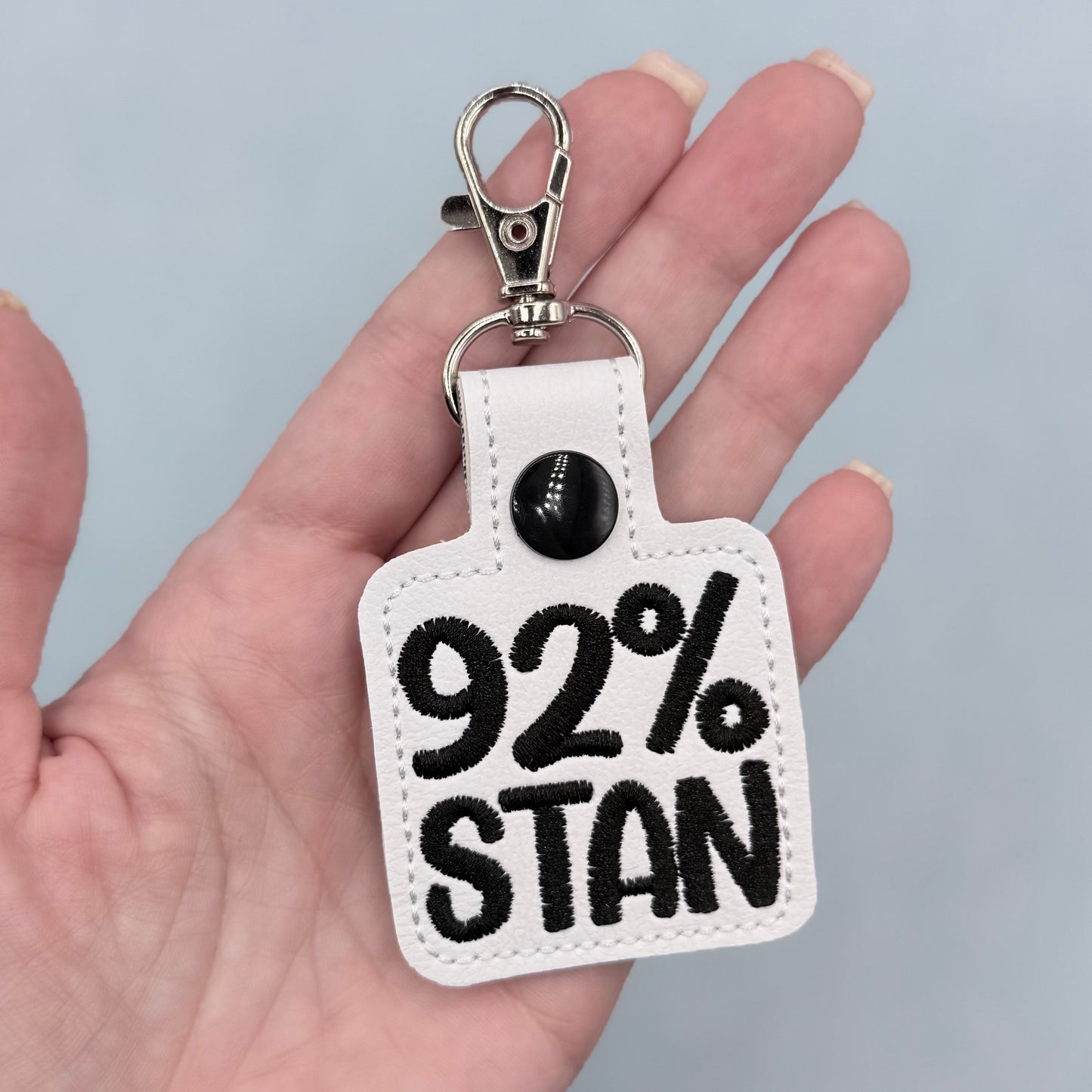 92% Ninety Two Percent Stan Keychain