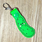 Kawaii Cute Pickle Keychain Snap Tab-Charming Little Stitches