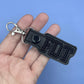 Black FDT Keychain Monochrome-Charming Little Stitches