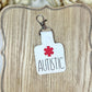 Autistic Medical Awareness Tag autistic Snap Tab Keychain-Charming Little Stitches