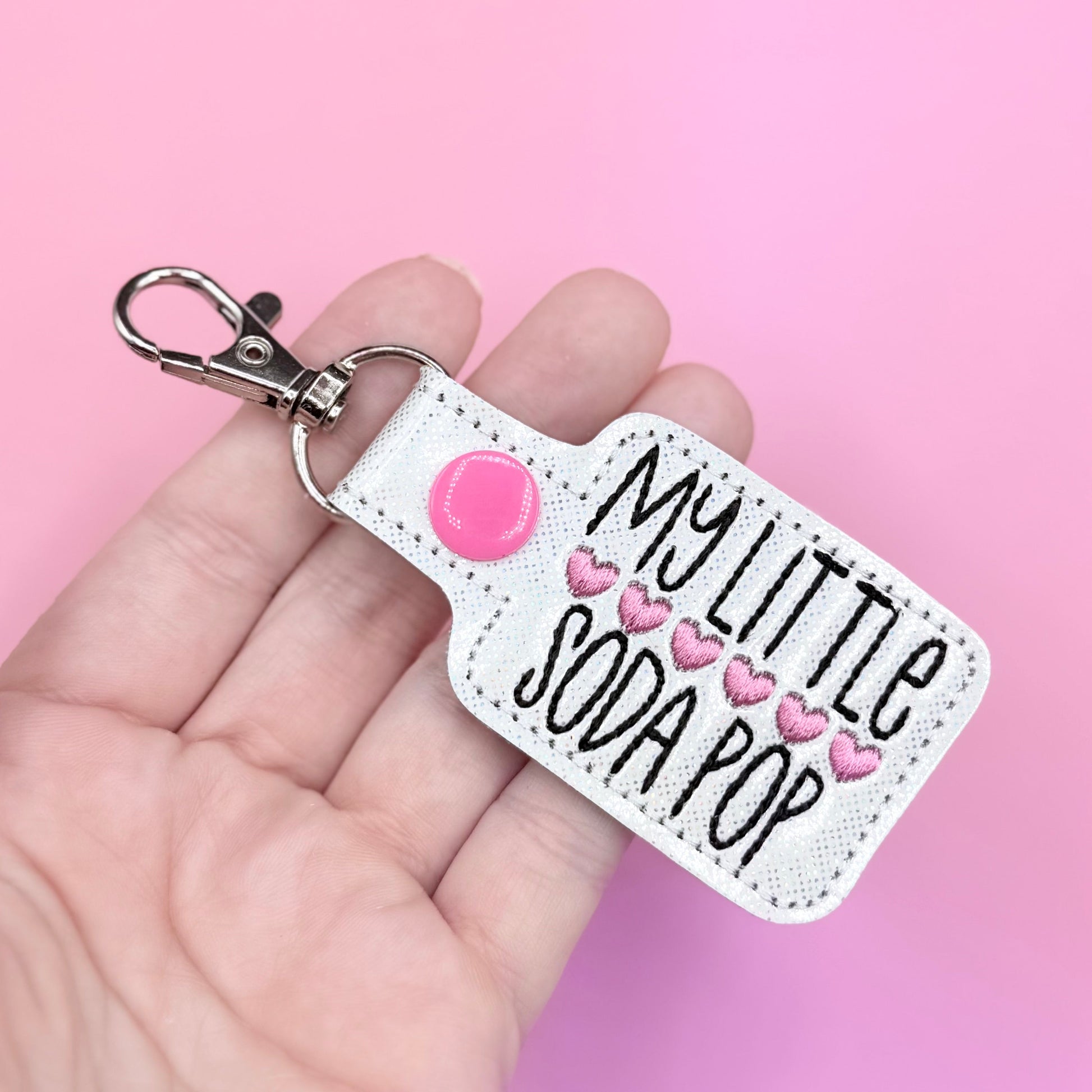 My Little Soda Pop Keychain-Charming Little Stitches