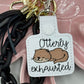 Otterly Exhausted Otter Keychain-Charming Little Stitches