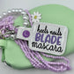 HEELS NAILS BLADE MASCARA keychain-Charming Little Stitches
