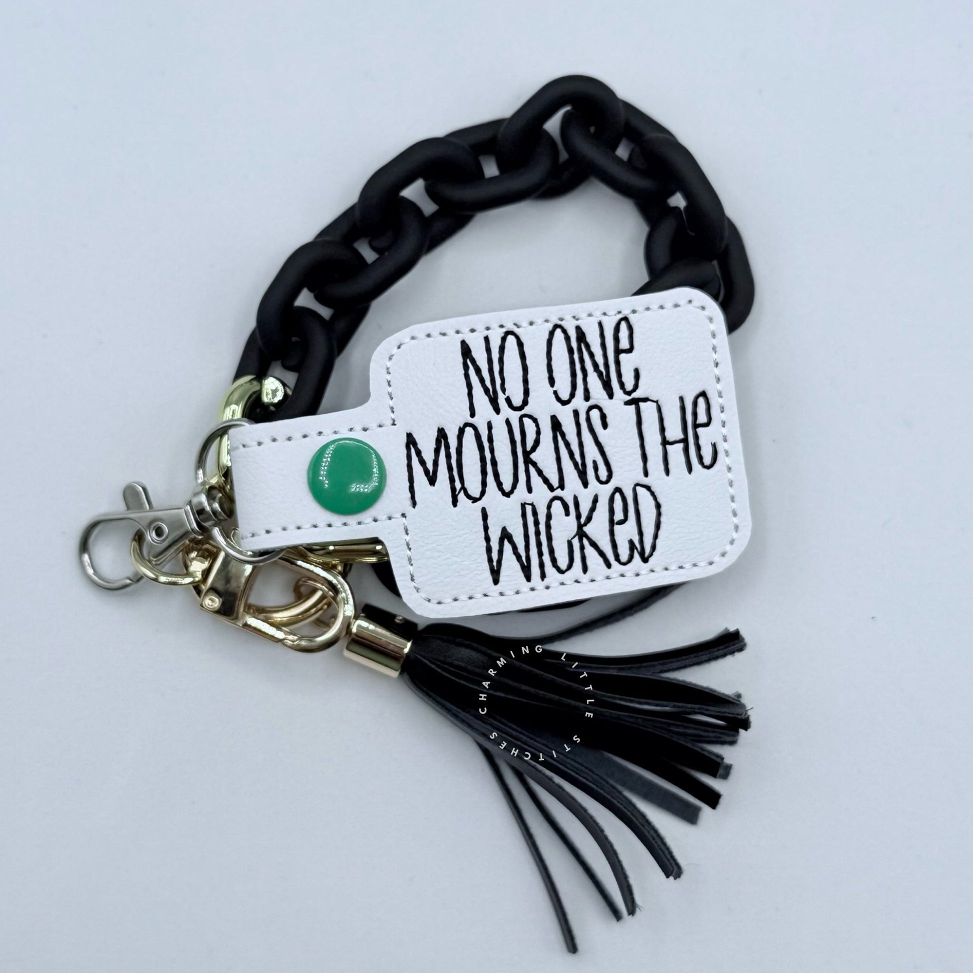 No One Mourns The Wicked Keychain-Charming Little Stitches