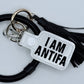 I Am Anti-Fascist keychain Antifa-Charming Little Stitches
