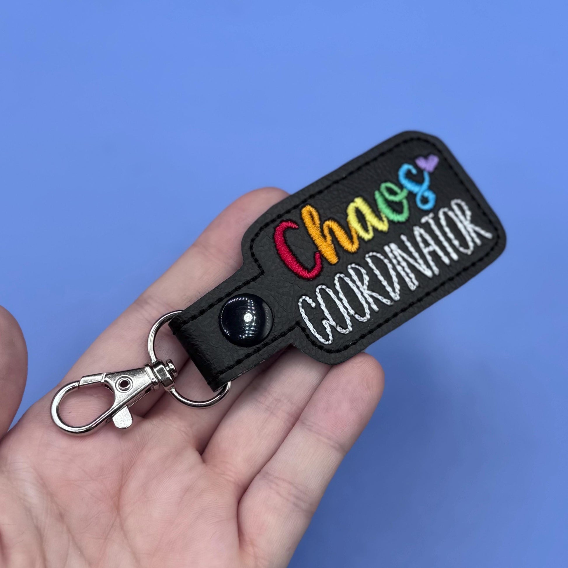 Chaos Coordinator Keychain Snap Tab-Charming Little Stitches