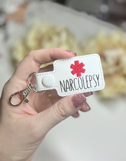 Narcolepsy Med Awareness Keychain