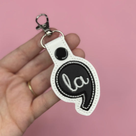 Kamala Comma la Keychain