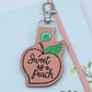 Sweet as a Peach Keychain Tag