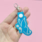 “My story continues” Semi Colon Butterfly Keychain