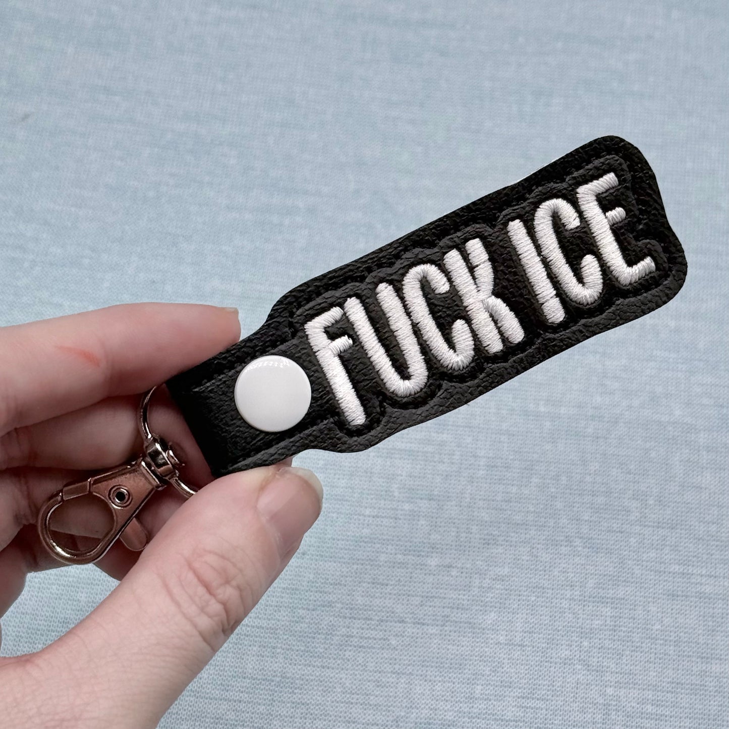 Fuck Ice Keychain