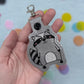 Trash Panda Raccoon Keychain